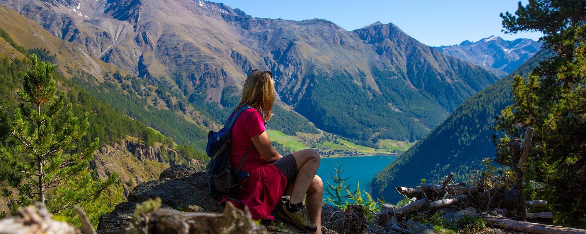 Sommer in den Bergen in Südtirol